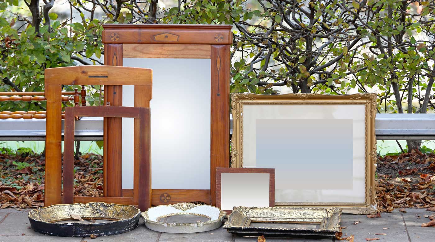An image of antique mirrors
